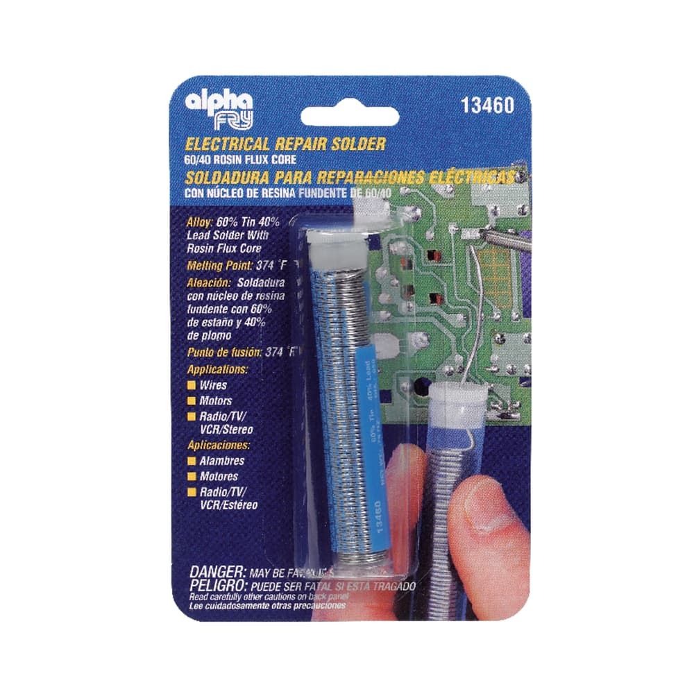 Alpha Fry 3/4 oz Repair Solder 0.05 in. D Tin/Lead 60/40 1 pc
