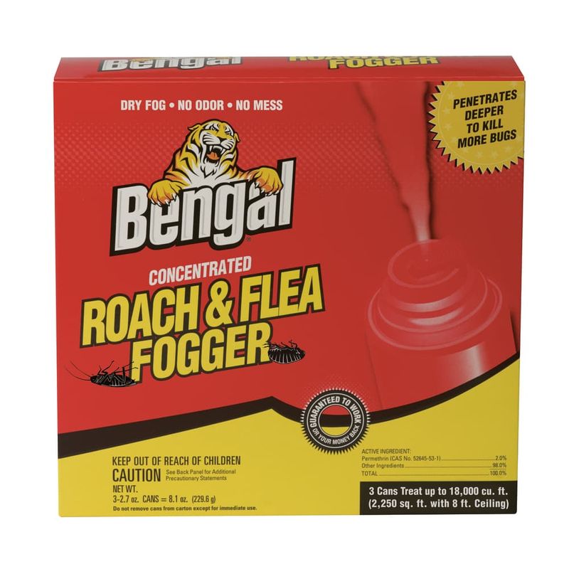 Bengal Roach & Flea Insect Killer Fog 2.7 oz Bengal Roach & Flea Insect Killer Fog 2.7 oz