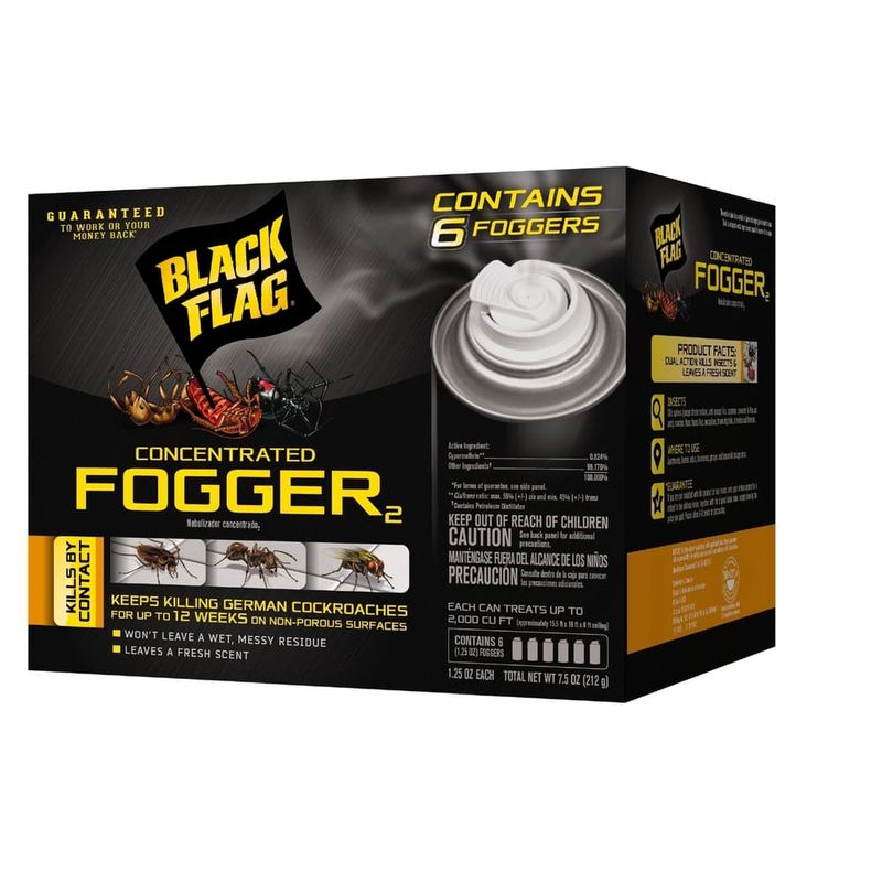 Black Flag Insect Killer Fog 1.25 oz Black Flag Insect Killer Fog 1.25 oz