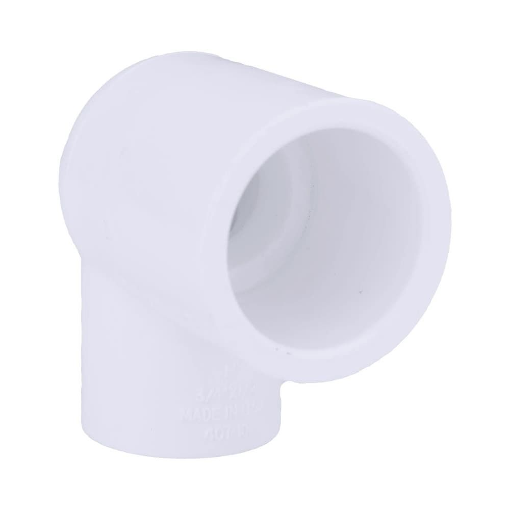 Charlotte Pipe Schedule 40 3/4 in. Slip X 1/2 in. D FPT PVC Elbow 1 pk