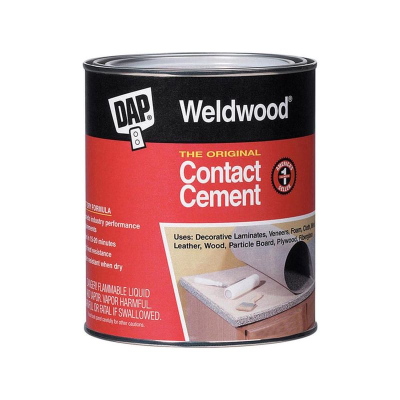 DAP Weldwood High Strength Rubber Tan Contact Cement 1 pt
