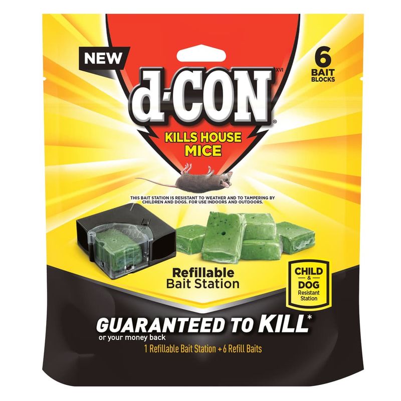 d-CON Bait Station Blocks For Mice