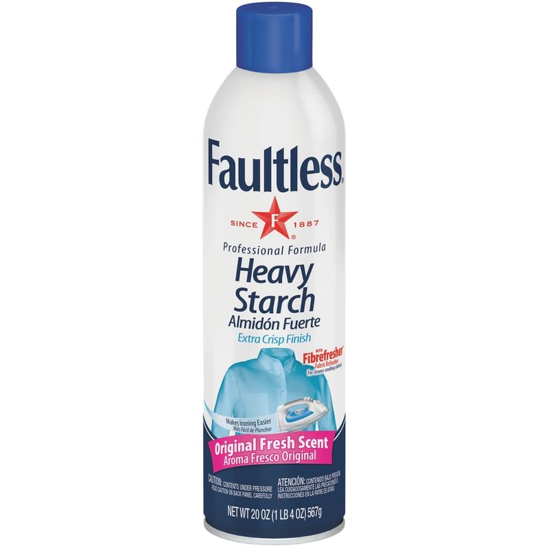 Faultless Fresh Scent Heavy Starch Spray 20 oz
