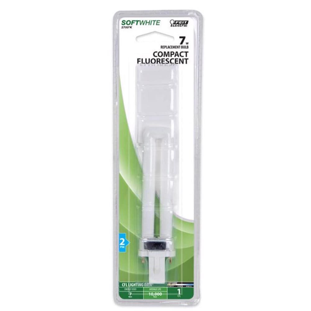 Feit Legacy Bulbs 7 W PL 1.3 in. D X 5.4 in. L CFL Bulb Soft White Compact 2700 K 1 pk