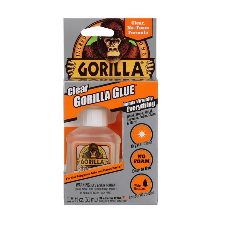 Gorilla High Strength Clear Clear Glue 1.75 oz Gorilla High Strength Clear Clear Glue 1.75 oz