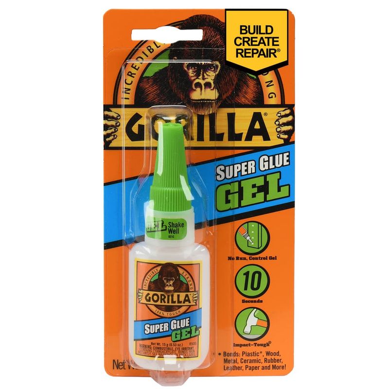 Gorilla High Strength Clear Super Glue 15 gm Gorilla High Strength Clear Super Glue 15 gm