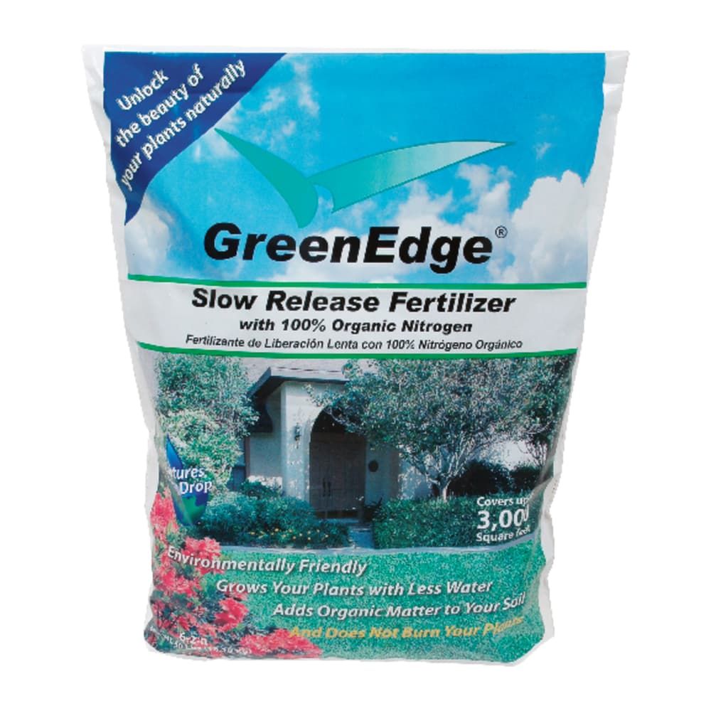GreenEdge Fertilizer Slow-Release Nitrogen Lawn Fertilizer For All Grasses 3000 sq ft