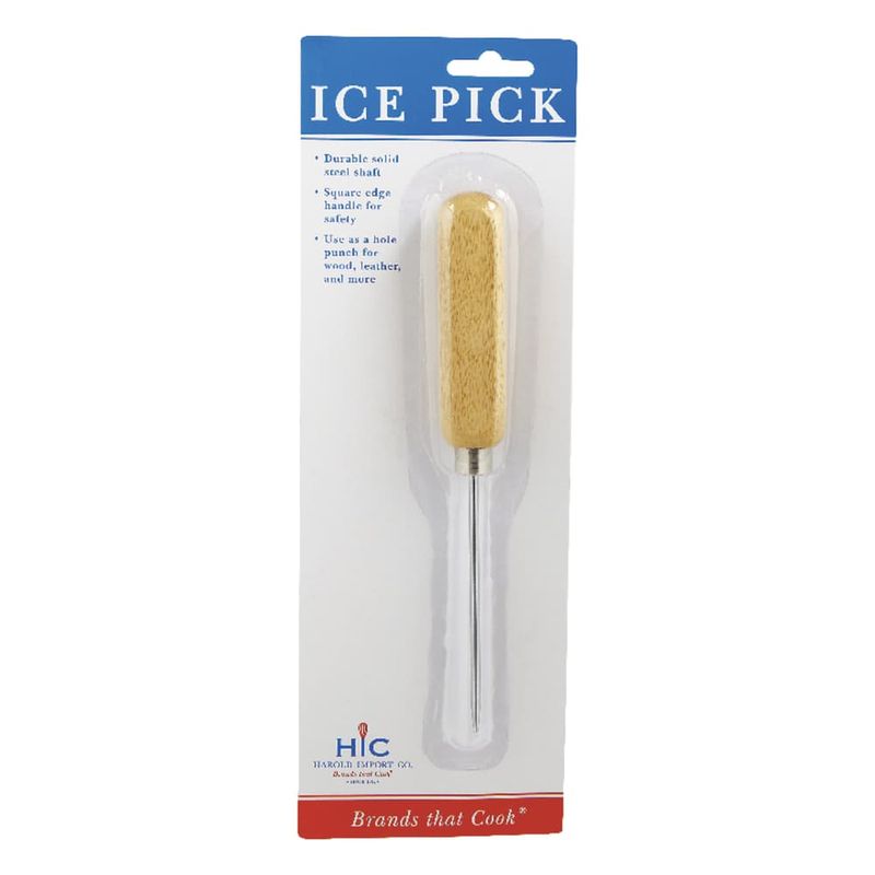 Harold's Kitchen Steel/Wood Ice Pick