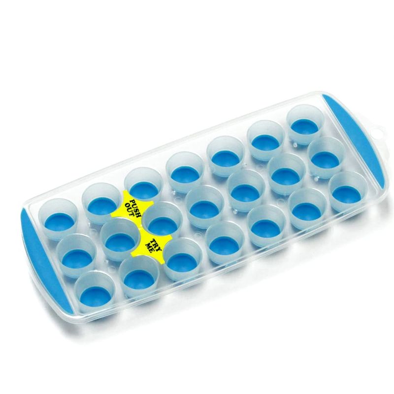 Home Plus Assorted Colors Plastic Ice Cube Trays