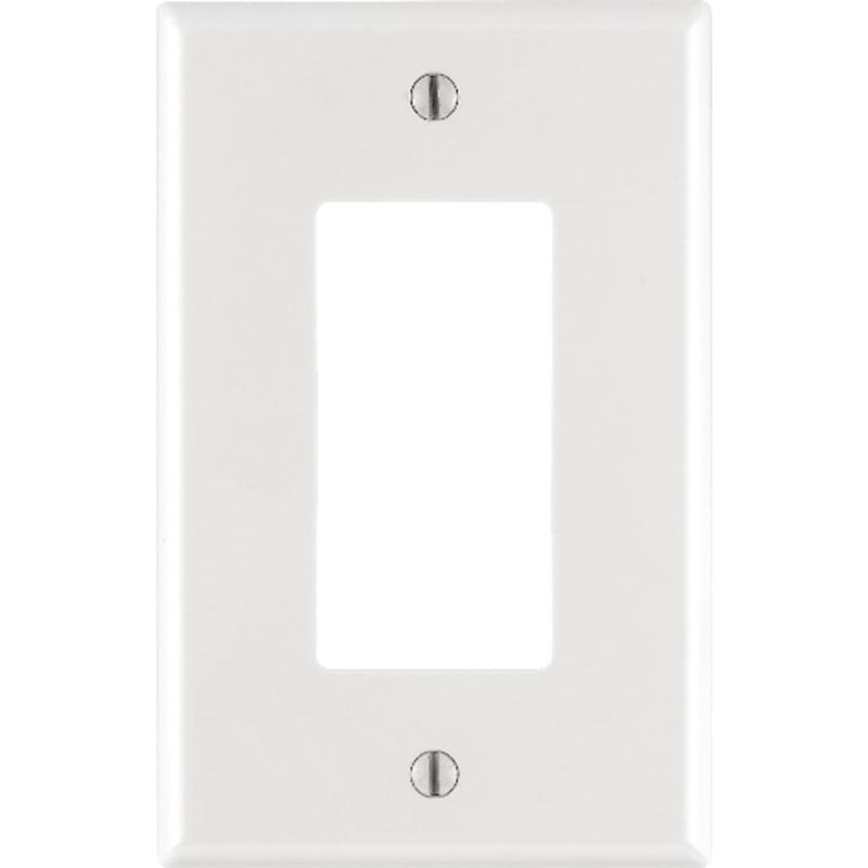 Leviton Decora White 1 gang Nylon Decorator Wall Plate 1 pk