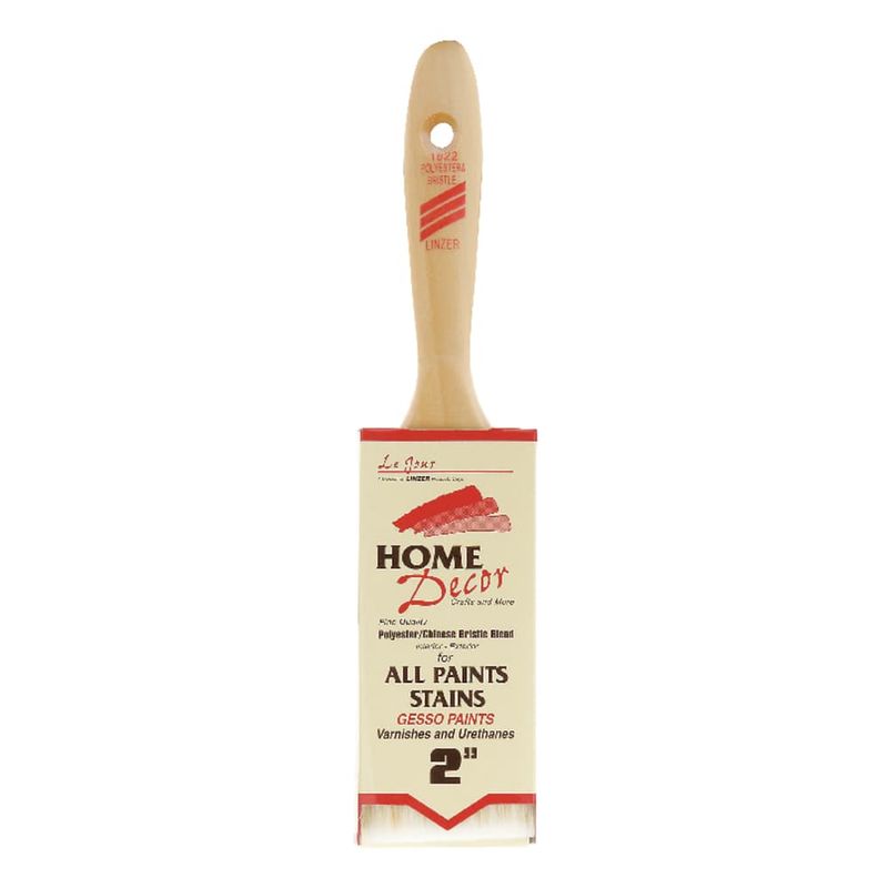 Linzer Home Decor 2 in. Flat Paint Brush Linzer Home Decor 2 in. Flat Paint Brush