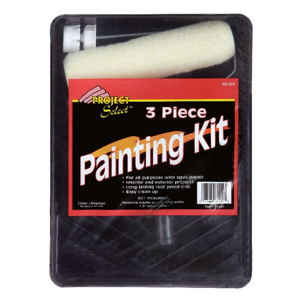 Linzer Project Select 14.25 in. W Regular Paint Roller Kit Threaded End