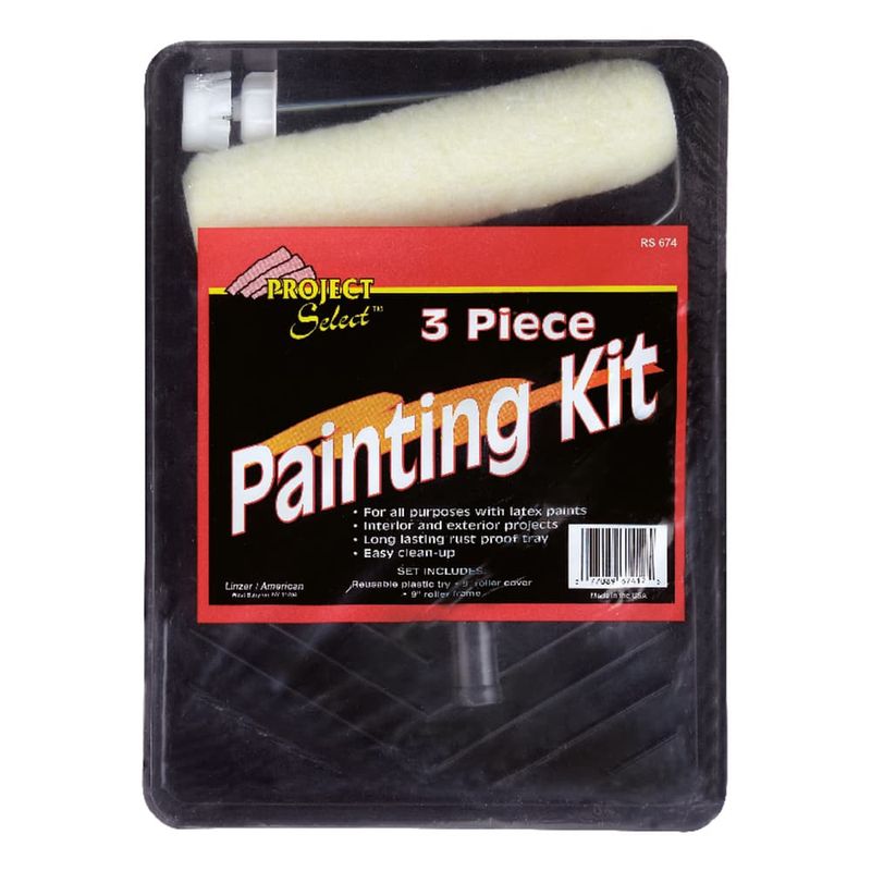 Linzer Project Select 14.25 in. W Regular Paint Roller Kit Threaded End