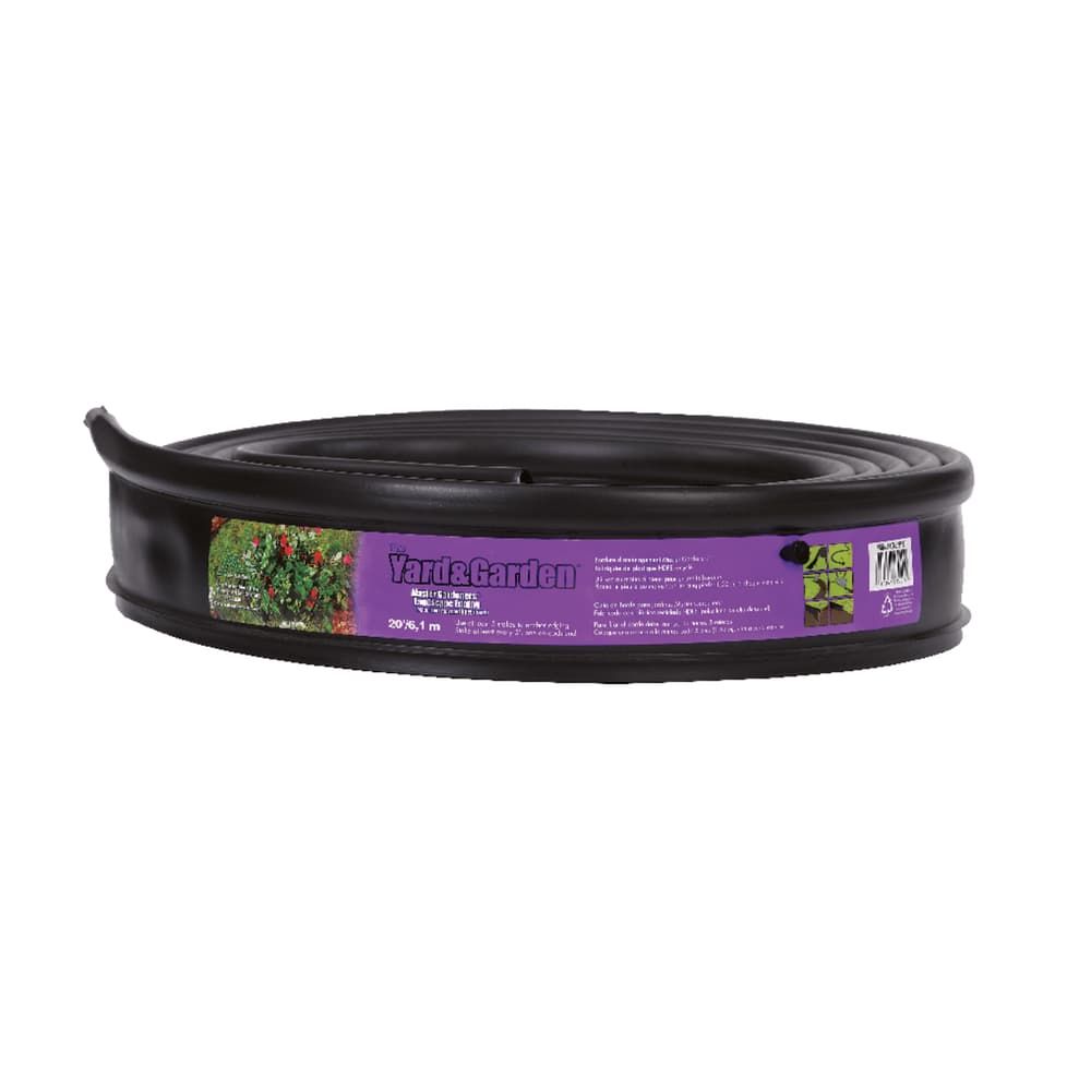 Master Mark 20 ft. L X 3.5 in. H Plastic Black Lawn Edging