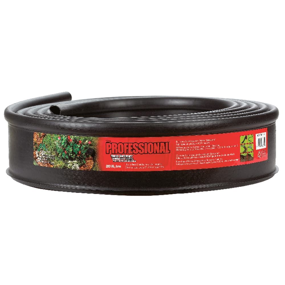 Master Mark 20 ft. L X 4.5 in. H Plastic Black Lawn Edging