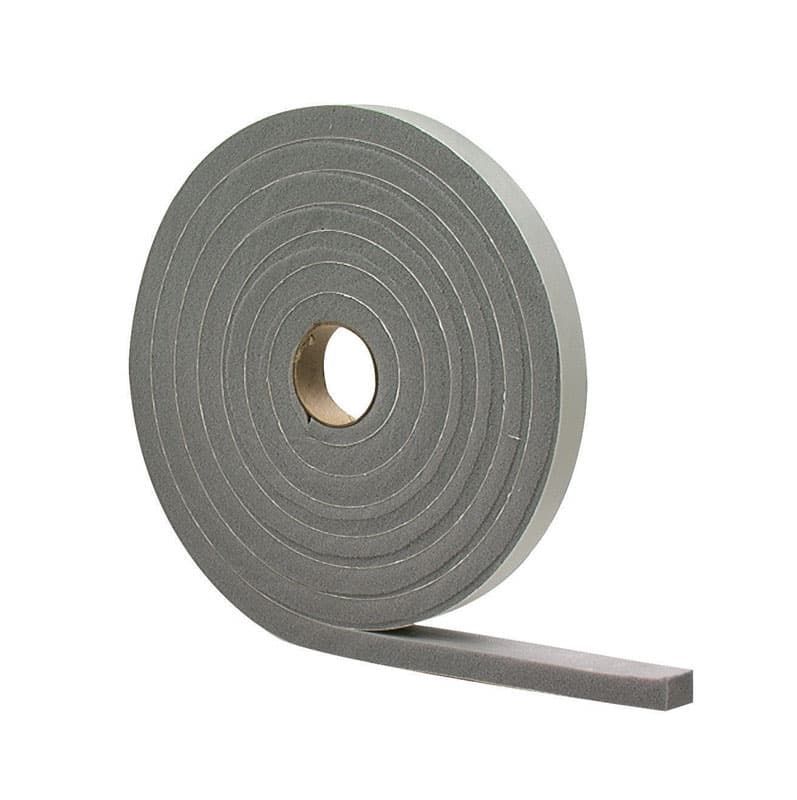 M-D Building Products Gray PVC Weather Stripping Tape For Doors and Windows 204 in. L X 0.25 in.