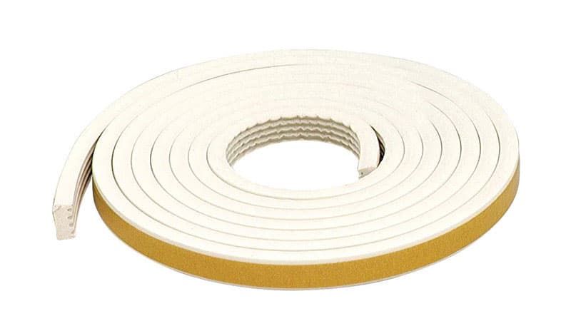 M-D Building Products White EPDM Rubber Foam Weatherstrip For Doors and Windows 10 ft. L X 0.31 in.