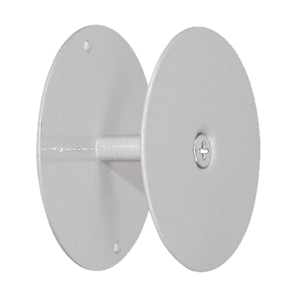 Prime-Line 2-5/8 in. D Gray Steel Hole Filler Plate 1 pk