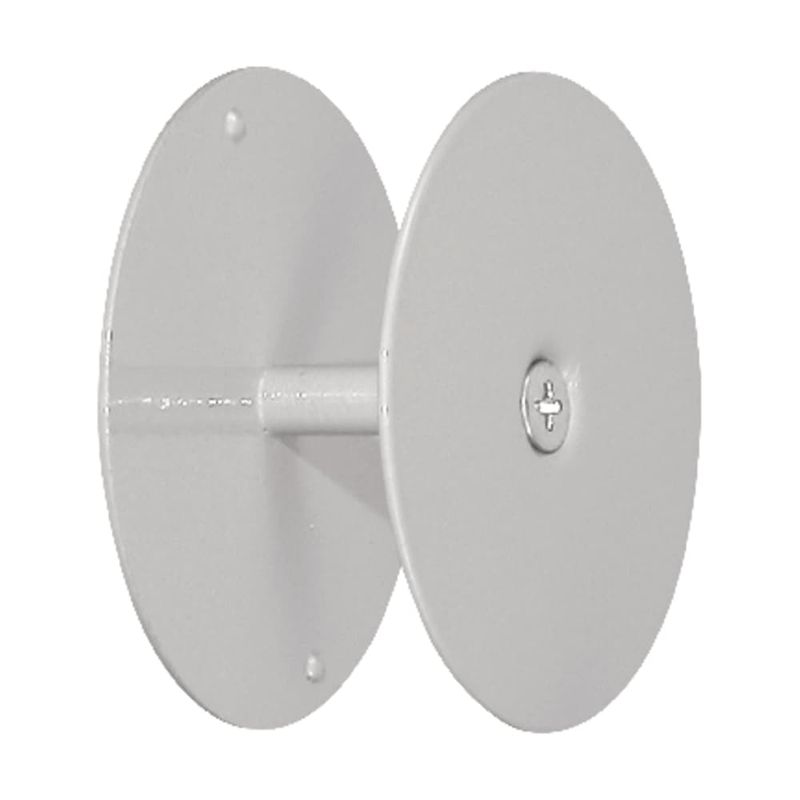 Prime-Line 2-5/8 in. D Gray Steel Hole Filler Plate 1 pk