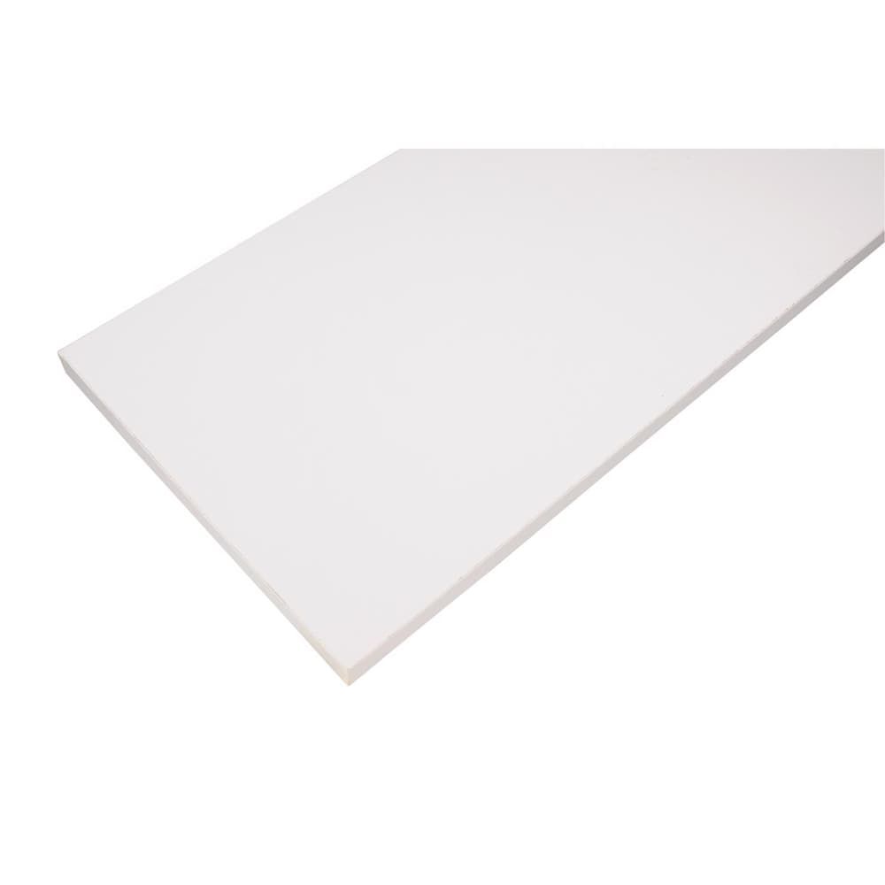 Rubbermaid 5/8 in. H X 48 in. W X 12 in. D White Wood Shelf Board