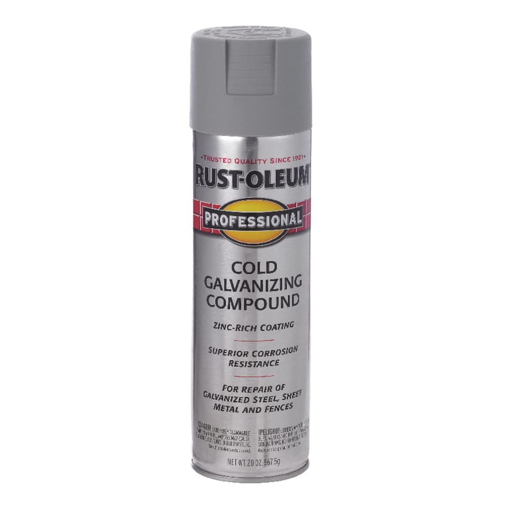 Rust-Oleum Stops Rust Matte Cold Gray Galvanizing Compound Spray 20 oz