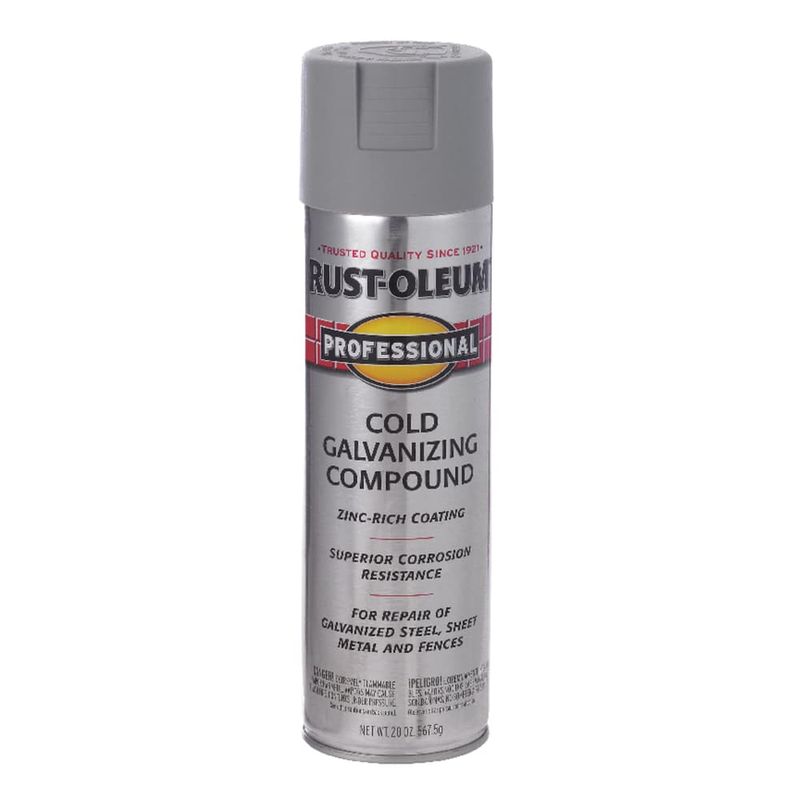 Rust-Oleum Stops Rust Matte Cold Gray Galvanizing Compound Spray 20 oz