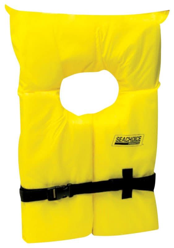 Seachoice Adult Yellow Life Jacket Seachoice Adult Yellow Life Jacket