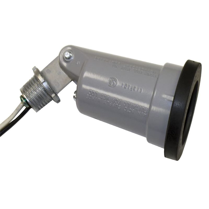 Sigma Engineered Solutions Switch Controlled Gray Lamp Holder Hardwired