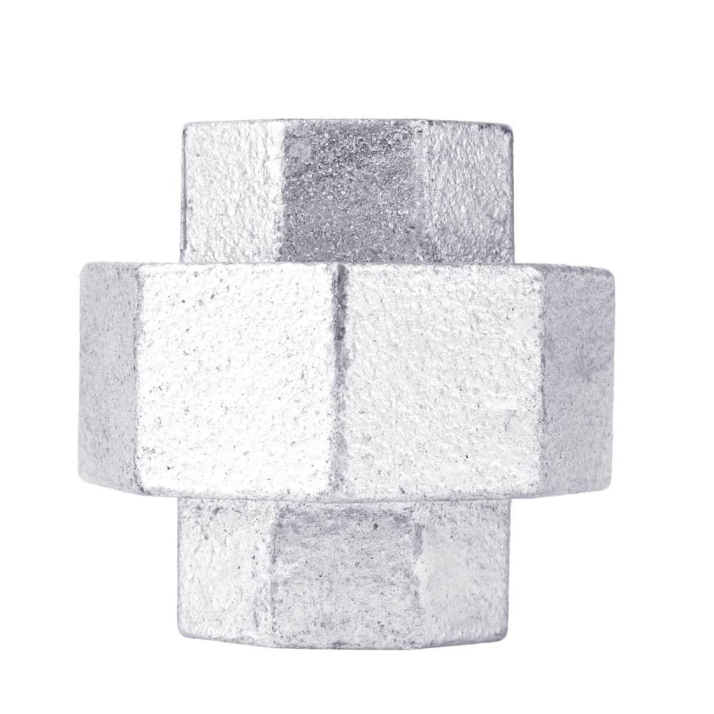 STZ Industries 1 in. FIP each X 1 in. D FIP Galvanized Malleable Iron Union