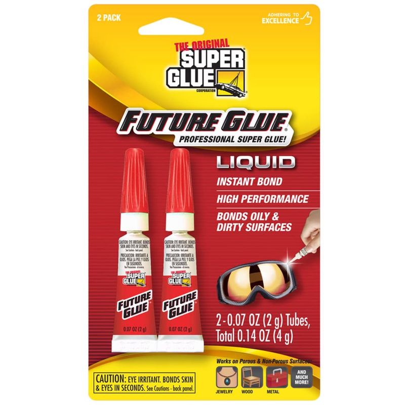 The Original Super Glue Future Glue Super Strength Clear All Purpose Super Glue 2 pk