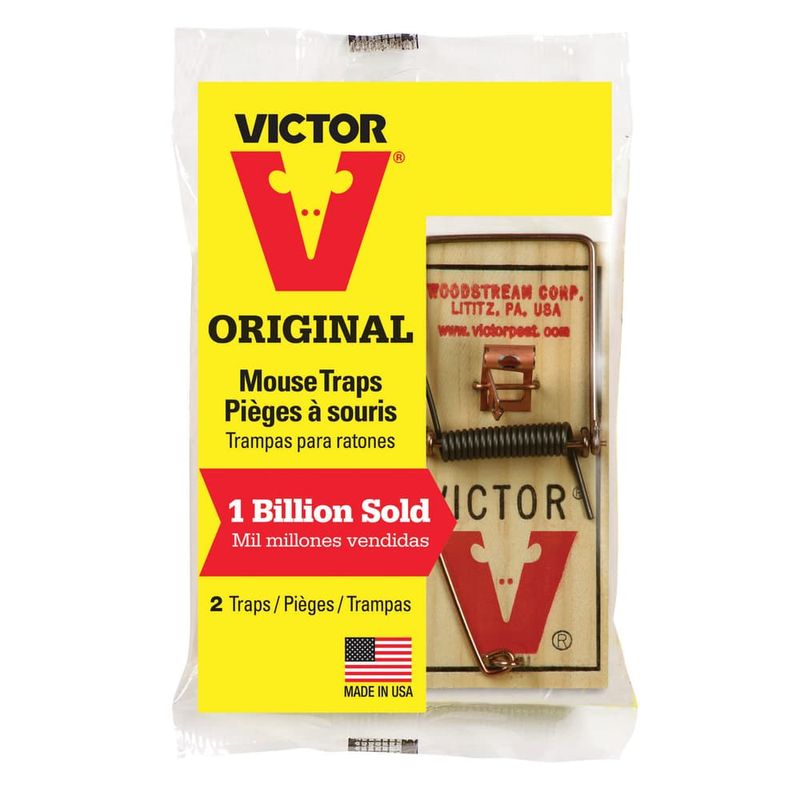 Victor Small Snap Trap For Mice 2 pk