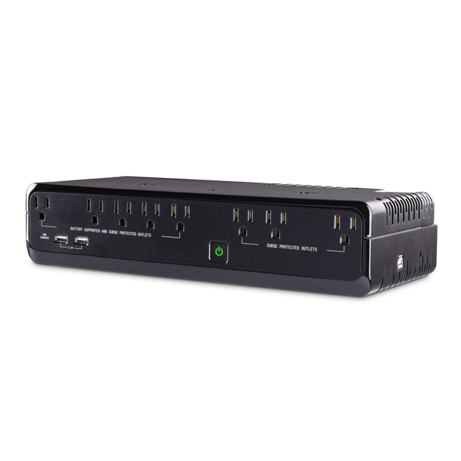 CyberPower 5 ft. L 8 outlets Power Block Black 890 J
