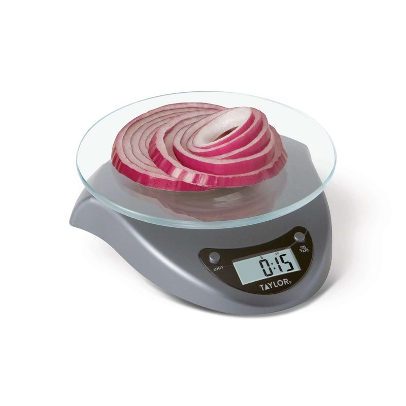 Taylor Silver Digital Food Scale 11 lb