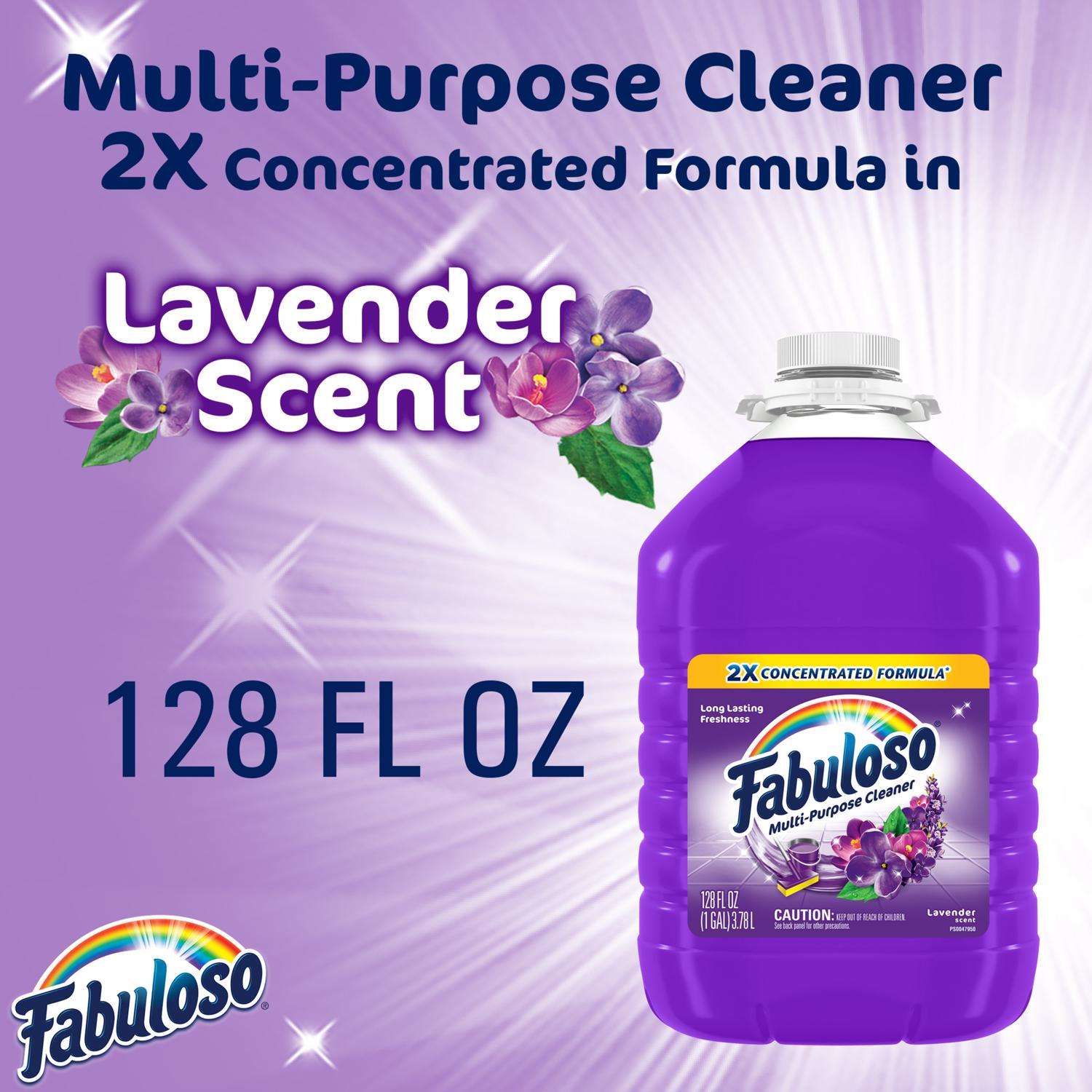 Fabuloso Lavender Scent Multi-Purpose Cleaner Liquid 128 oz