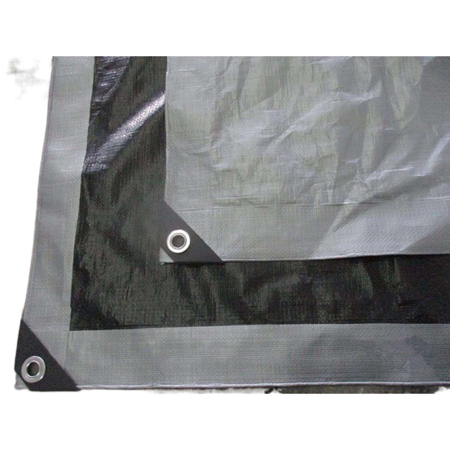 Ace 20 ft. W X 20 ft. L Heavy Duty Polyethylene Tarp Black/Silver