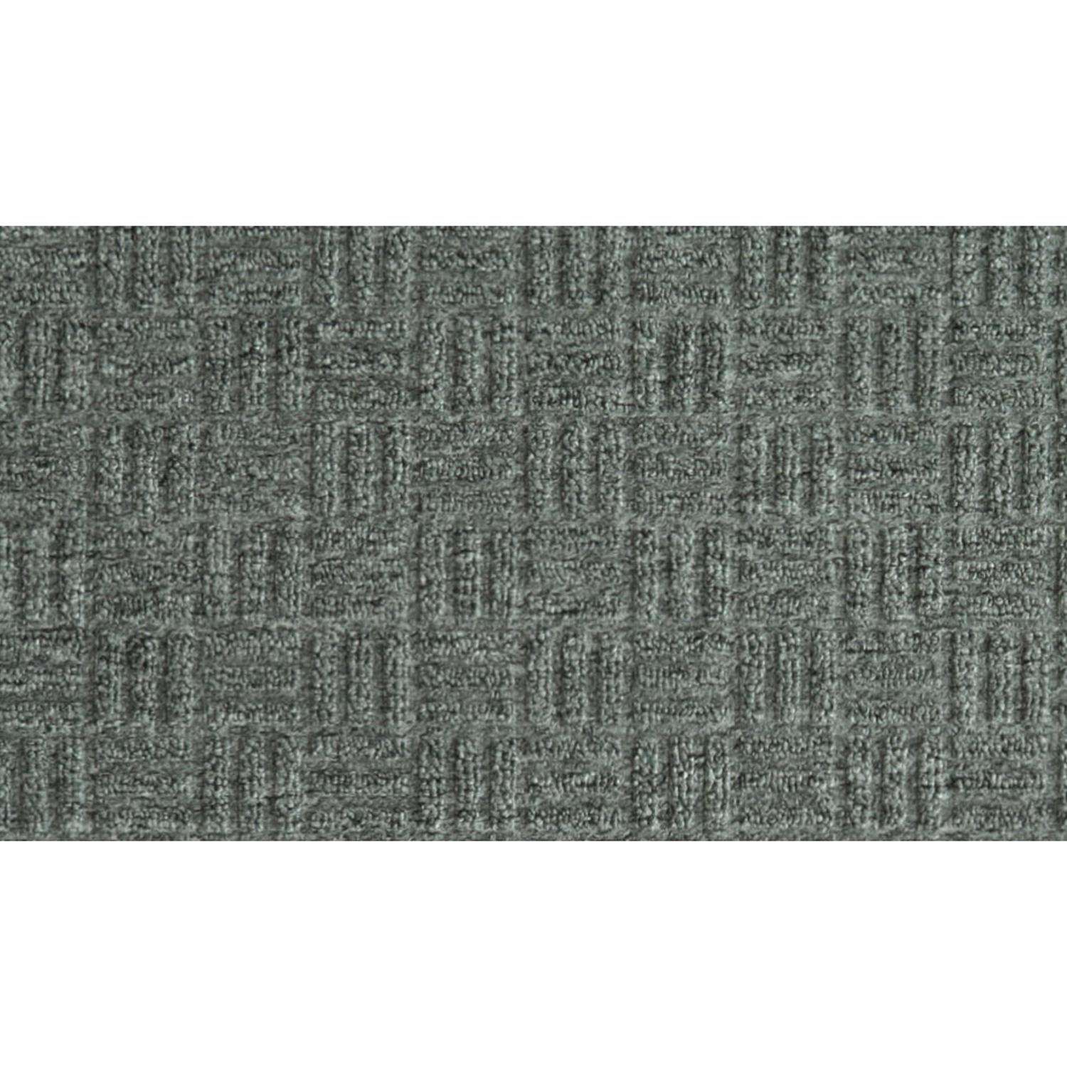 Sports Licensing Solutions 24 in. W X 36 in. L Gray Parquet Rubber Door Mat