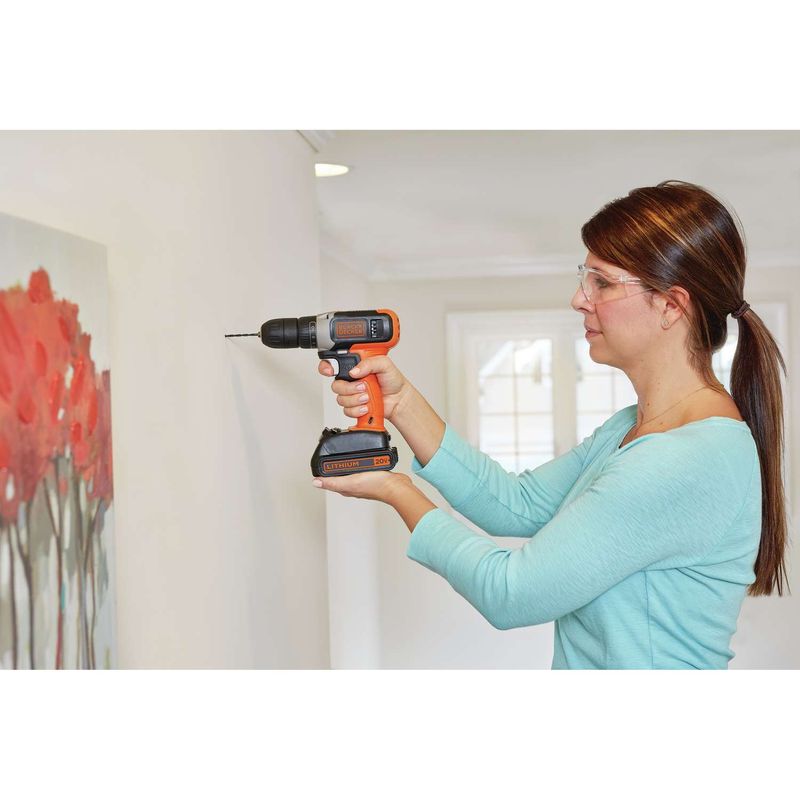 Black+Decker 20V MAX 3/8 in. Brushed Cordless Drill/Driver Kit (Battery & Charger)