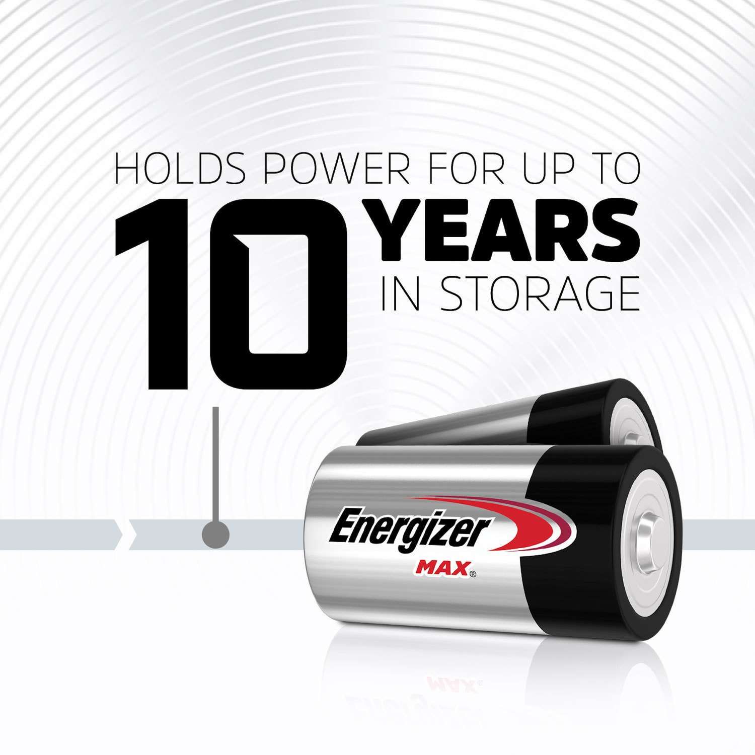 Energizer Max D Alkaline Batteries 2 pk Carded