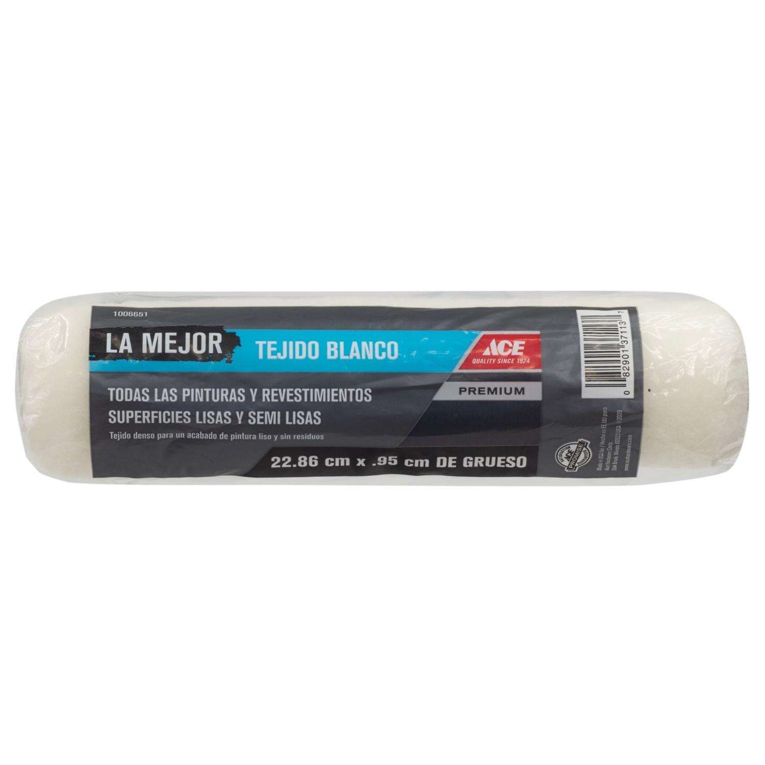 Ace Best Woven 9 in. W X 3/8 in. Paint Roller Cover 1 pk