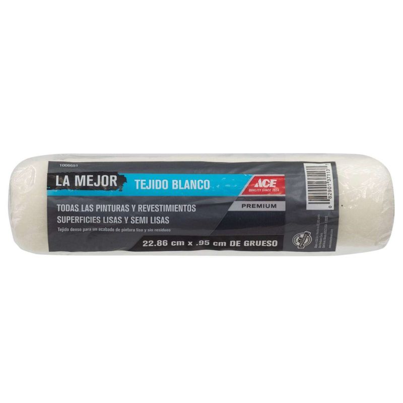 Ace Best Woven 9 in. W X 3/8 in. Paint Roller Cover 1 pk