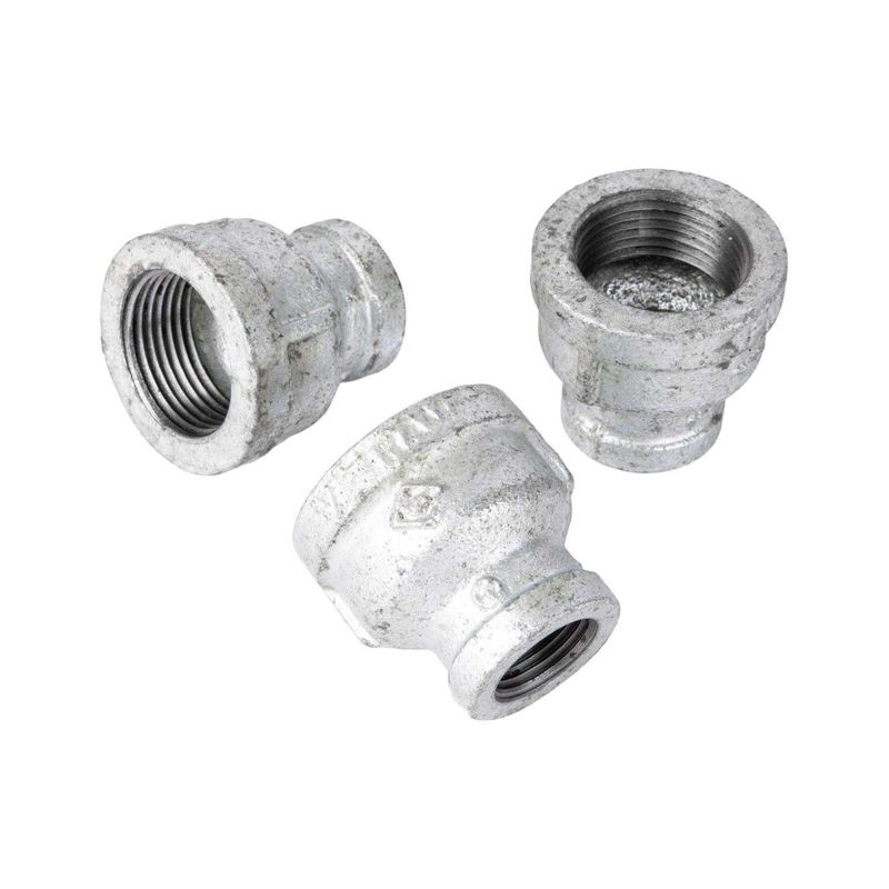 STZ Industries 1-1/4 in. FIP each X 1 in. D FIP Galvanized Malleable Iron Reducing Coupling