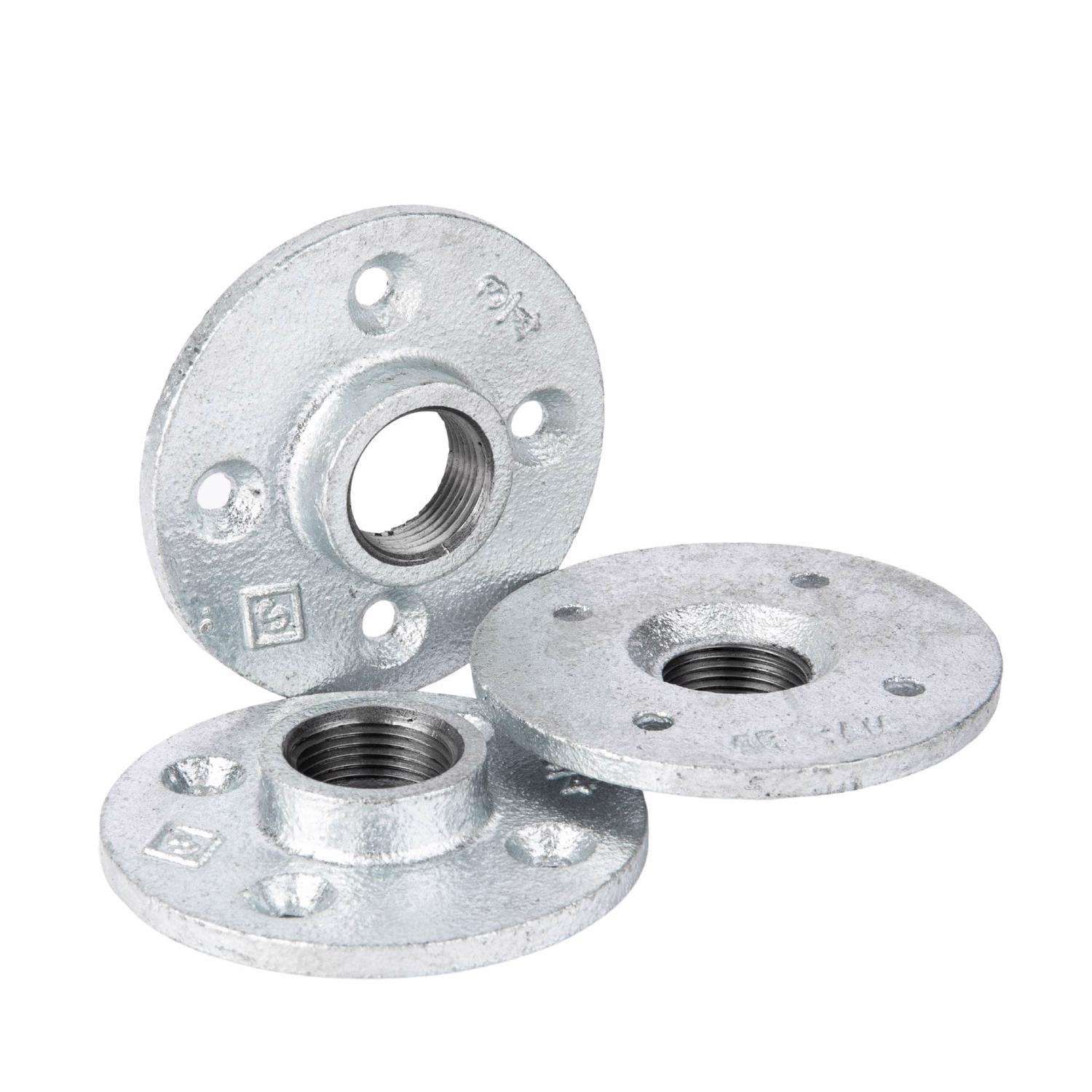 STZ Industries 1-1/4 in. FIP each Galvanized Malleable Iron Floor Flange