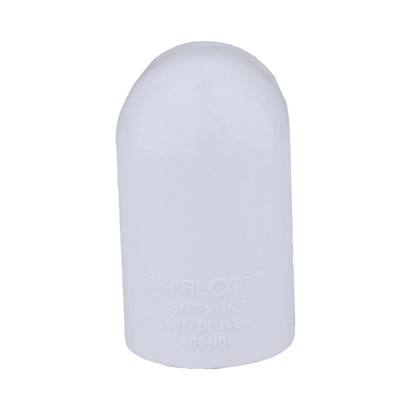 Charlotte Pipe Schedule 40 3/4 in. Slip X 1/2 in. D Slip PVC 90 Degree Elbow 1 pk