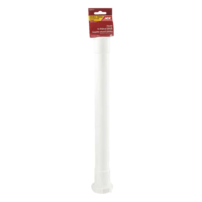 Ace 1-1/2 in. D X 16 in. L Polypropylene Extension Tube