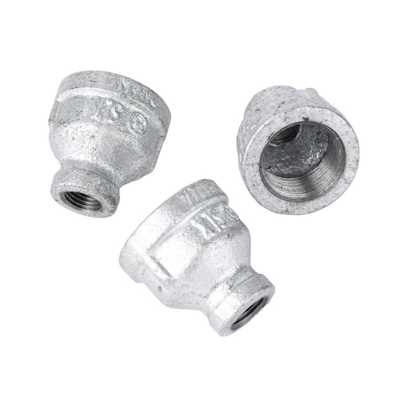 STZ Industries 3/8 in. FIP each X 1/4 in. D FIP Galvanized Malleable Iron Reducing Coupling