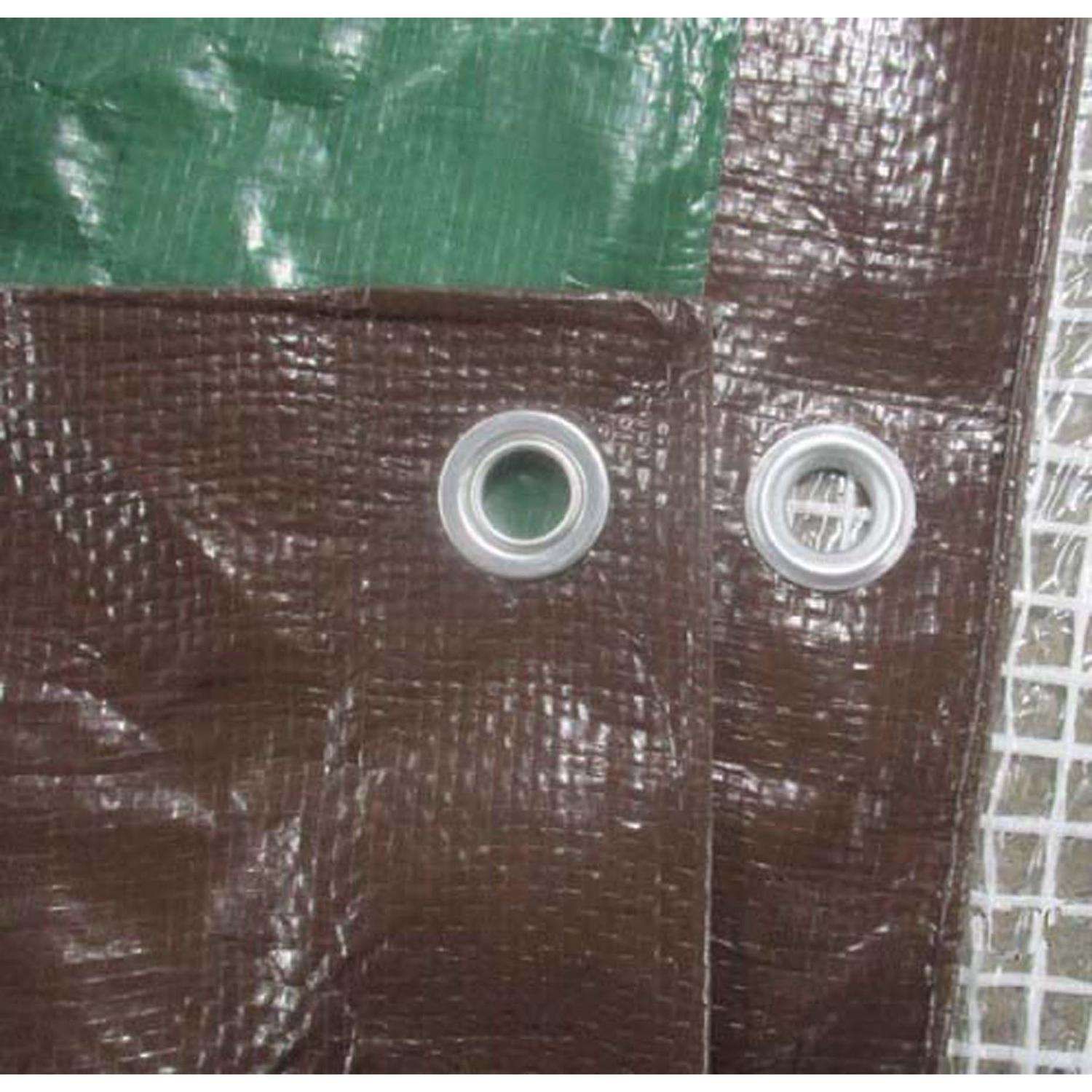 Ace 6 ft. W X 8 ft. L Medium Duty Polyethylene Tarp Brown/Green