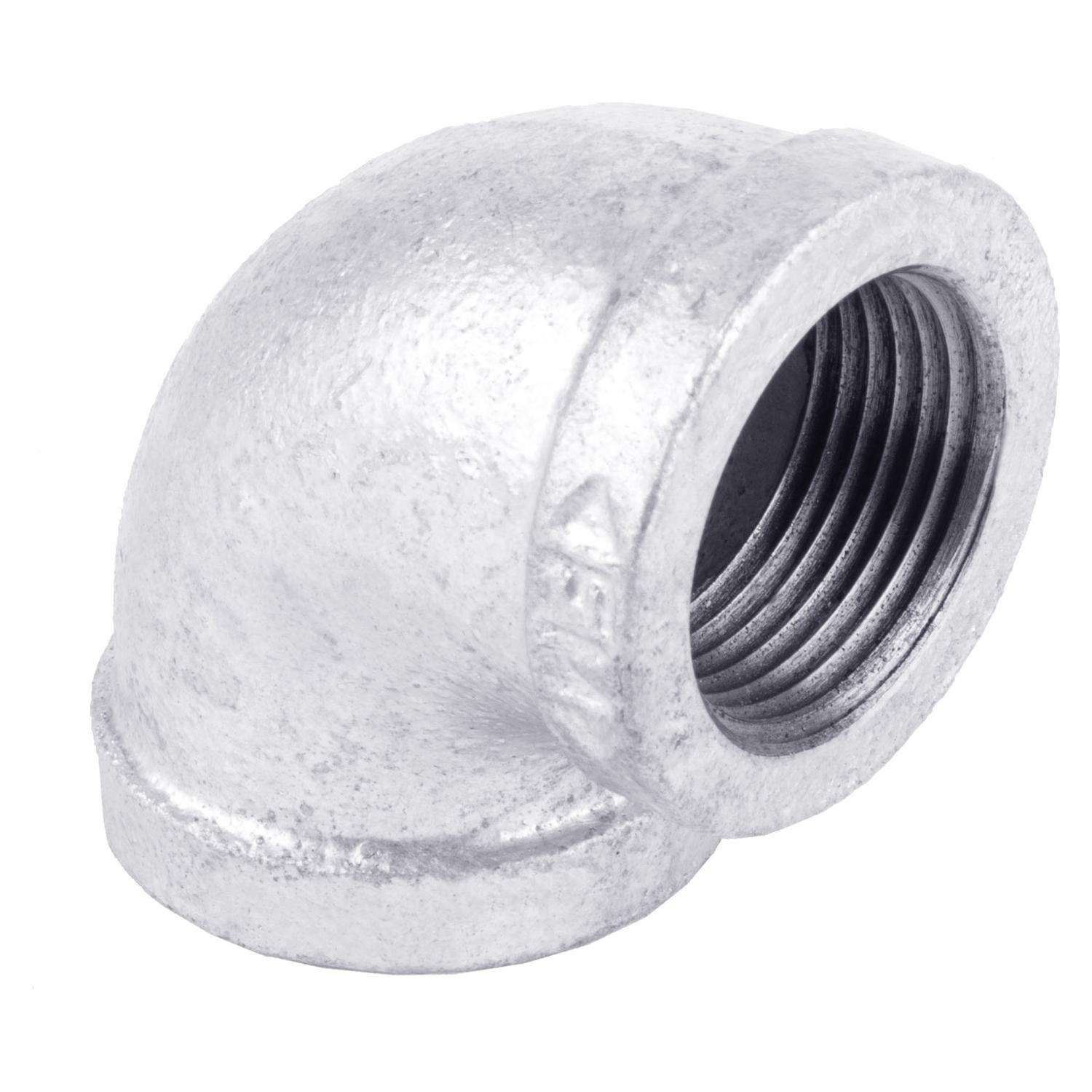 STZ Industries 2 in. FIP each X 2 in. D FIP Galvanized Malleable Iron 90 Degree Elbow