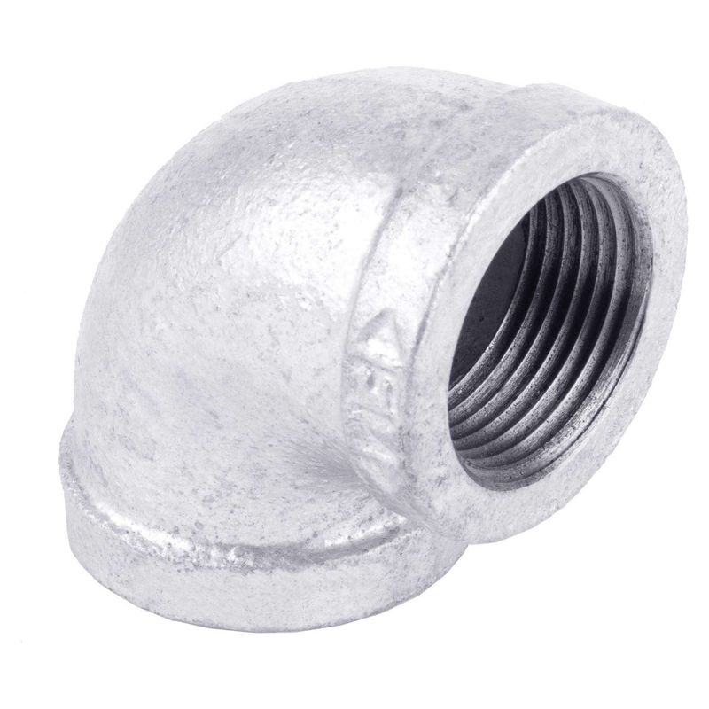 STZ Industries 2 in. FIP each X 2 in. D FIP Galvanized Malleable Iron 90 Degree Elbow