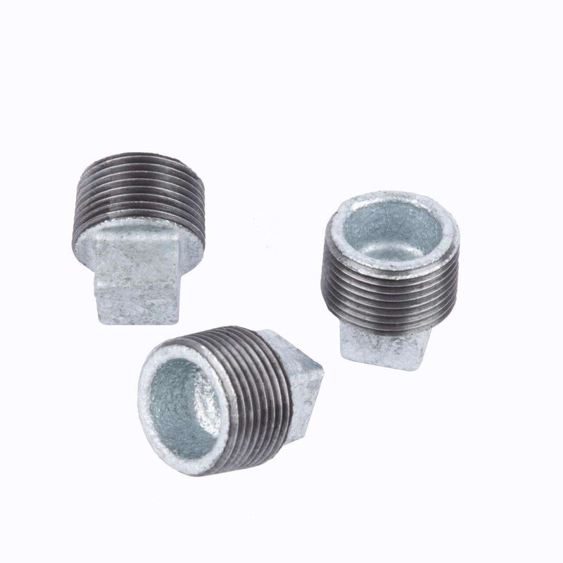 STZ Industries 1/8 in. MIP each Galvanized Malleable Iron Plug