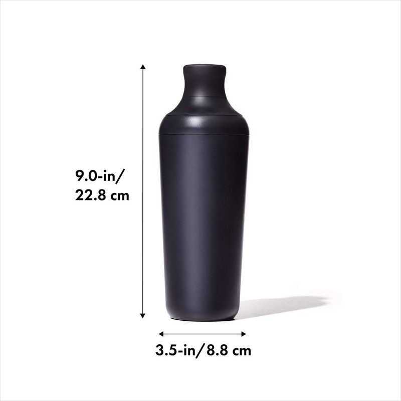 OXO Good Grips 20 oz Black Plastic Cocktail Shaker